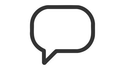 Naklejka premium Talk bubble speech icon. Blank empty bubbles vector design elements.