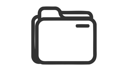 Folder icon vector design element on white background