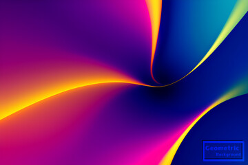 Abstract vector wavy lines flowing smooth curve purple mix gradient color in concept of luxury, technology, modern.