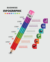 six steps infographics design vector can be used for presentations, banner, flow chart, info graph, diagram, annual report, web design. Business concept with 6 options, steps or processes