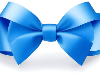 blue ribbon bow high quality photo 