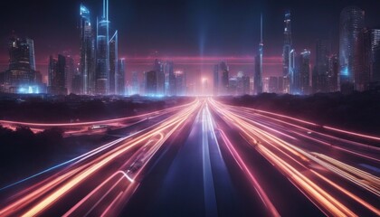 Obraz premium traffic in the city