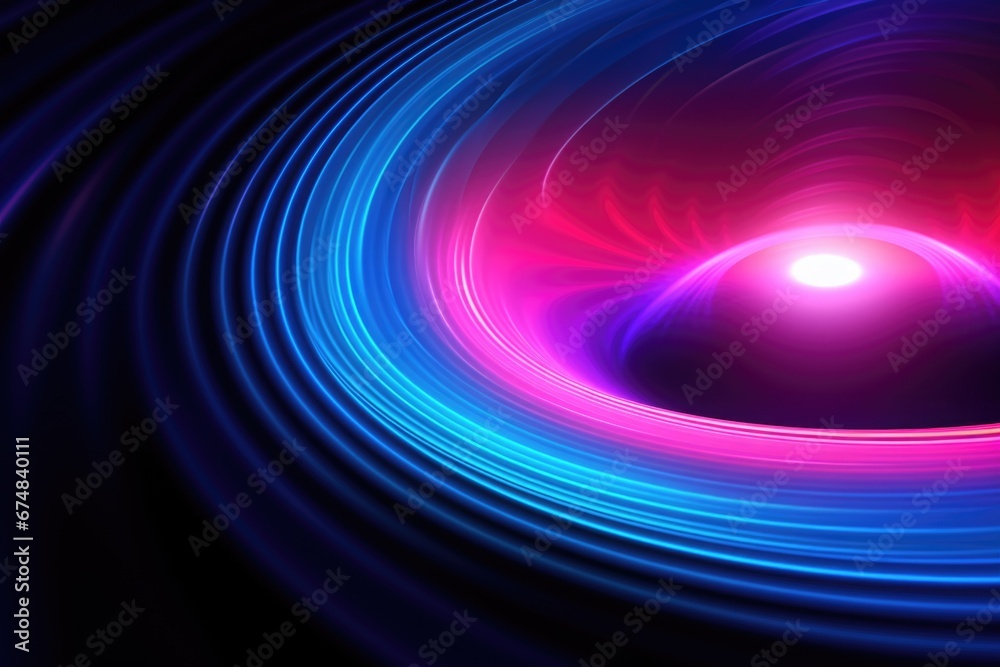 Poster An abstract image depicting a red and blue spiral. This image can be used for various design projects and backgrounds.