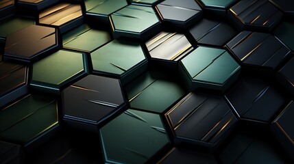 Hexagonal: Wallpaper and background for presentations and slides