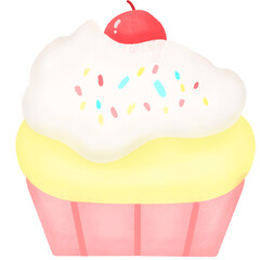 Cupcakes with sprinkles