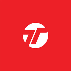 letters tt text logo design vector format