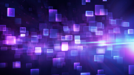 arrière-plan avec formes lumineuses abstraites, violet, thème numérique, futuriste