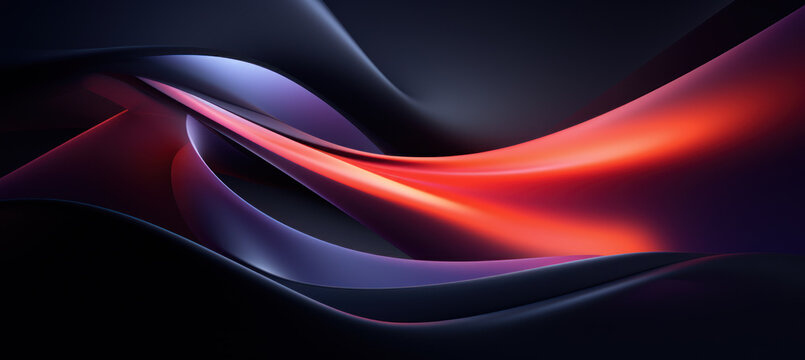 Chromatic Anamorphic Swirls Background