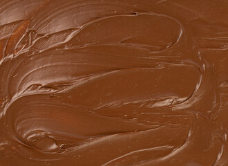 Melt Chocolate Texture Background, Chocolate Sauce Pattern, Cocoa Hazelnut Cream, Textured Chocolate