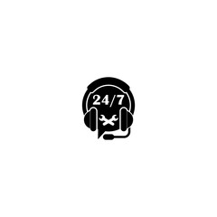Support, CMS content management system icon. Customer service help or call center icon