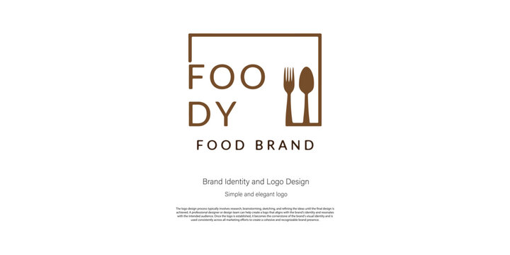 Restaurant and food logo design for graphic designer or web developer