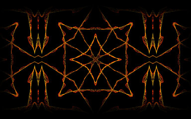 fractal tessellation particle simulation