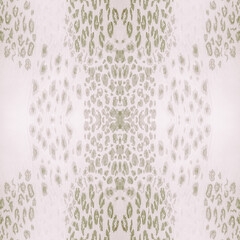 Grey Fractal Art. Seamless Fabric Patterns.