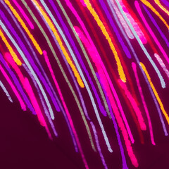 Psychedelic Doodle Dots. Colorful Design. African