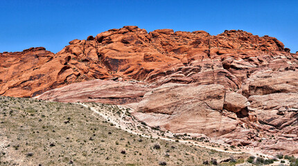 Beautiful, majestic Red Rock Canyon near Las Vegas, Nevada