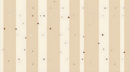 Beige Background of minimalistic Stripes and Dots. Colorful Wallpaper