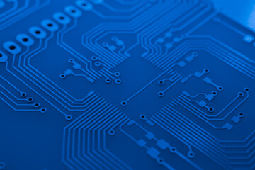 printed circuit. layout of tracks