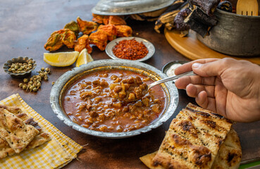 Traditional okra soup of Konya city