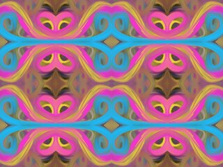 Obraz premium Abstract seamless artistic background print decorative art design wallpaper painting