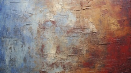 Textured oil paint strokes on canvas