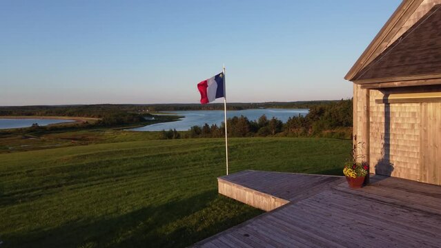 Acadian Flag in Nova Scotia