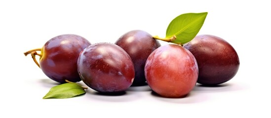 Kakadu plum fruit isolated on white background
