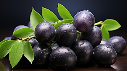 Kakadu plum fruit isolated on white background
