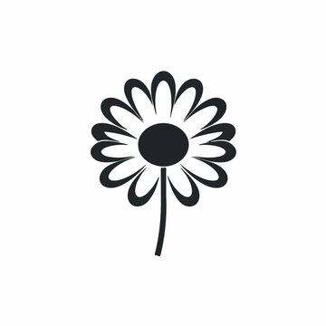 Gerbera in cartoon, doodle style. 2d vector illustration in logo, icon style. AI Generative