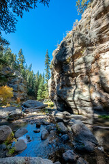 Fototapeta na wymiar Jemez East River Slot Canyon Trail, New Mexico