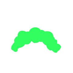 Clown Wig Illustration 