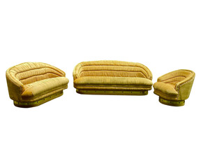 Image of Classic Vintage Sofa Set