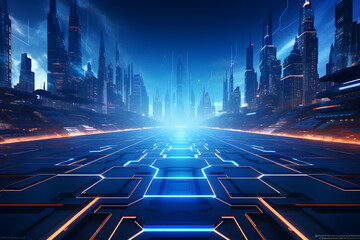 Abstract cybersport background for advertising, technology, showcasing, banners, games, sports, cosmetics, business, metaverses, sci-fi,