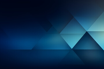 blue gradient wallpaper with a dark background and geometric shapes,
