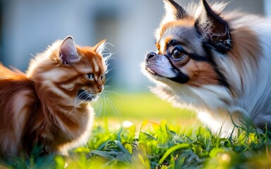 cat and dog