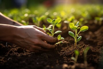 planting a plant