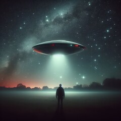 ufo in the sky