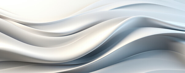 Contemporary 3D Light White Canvas Background with Dynamic Shades