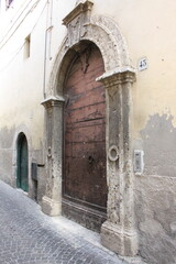 old door in the castle