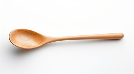 spoon on white background.
