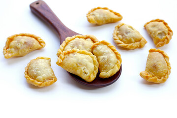 Mini curry puff. Thai dessert