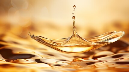 A close-up view of liquid being poured from a bottle. This image can be used to illustrate concepts related to beverages,