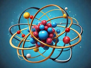 Atom Electrically neutral and stable energy system with atoms. Generative ai