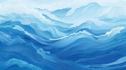 Obraz premium blue sea waves background.