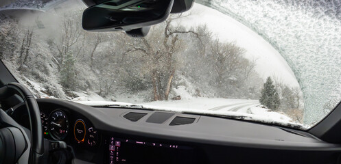 Driving Through a Blizzard