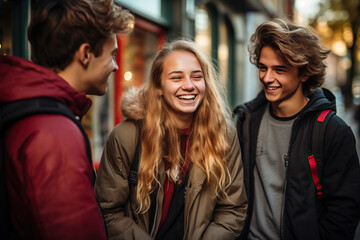 Obraz premium Students social life