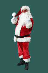 Cool Santa Claus showing 