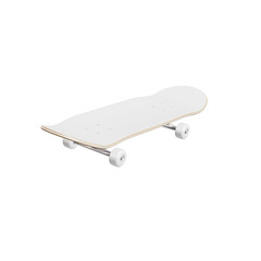 a white background with a Skateboard isolated on