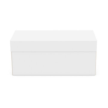 a image of a Shoe Box in bank isolated on a white background