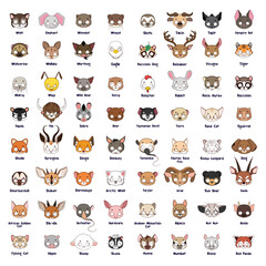Animal mask collection for costume party, Halloween, various festivities etc.