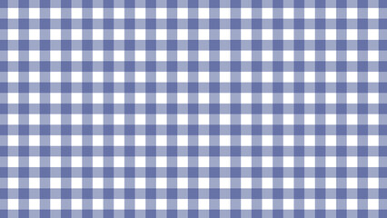 Blue and white checkered plaid background - obrazy, fototapety, plakaty